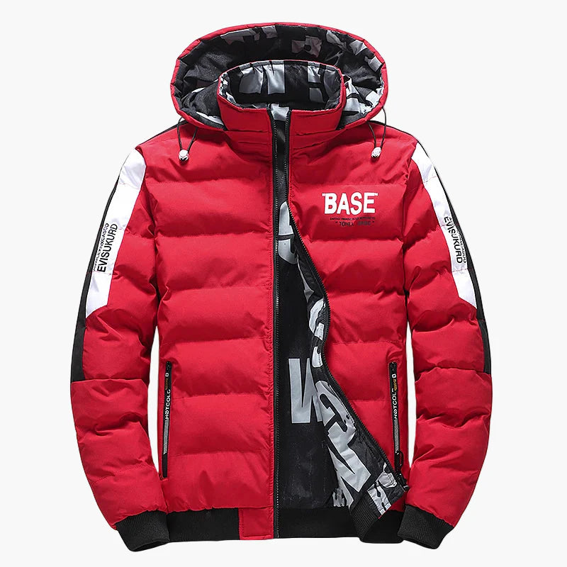 Herren Streetwear Winterjacke mit Kapuze – Urban Style, Perfekt für Alltag und Freizeit