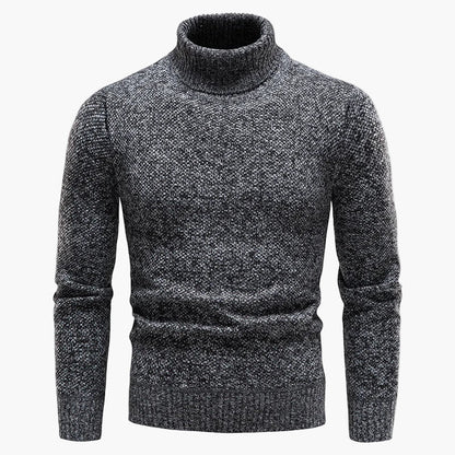 Pull à col roulé homme – Look classique d'hiver pour loisirs et bureau