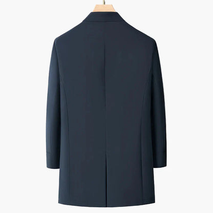 Heren overgangsjas met opstaande kraag – Elegante business-stijl, licht en gewatteerd – Perfect voor kantoor en dagelijks gebruik