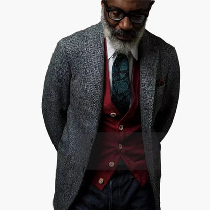 Heren Colbert Modern Business Klassiek – Elegante Stijl voor Kantoor & bijzondere gelegenheden