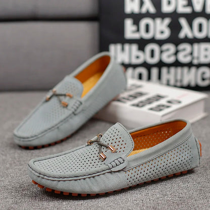 Herre mokkasinsutsko – Elegant fritids- og business loafer, åndbar, stilfuld