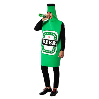 Costume de fête, carnaval, déguisement, bouteille, fût de bière, adultes, unisexe