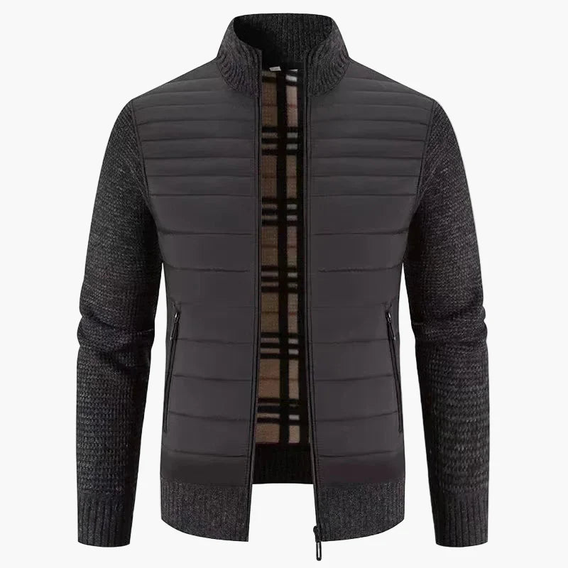 Heren gewatteerd jack in Koreaanse slim-fit stijl – Modieus vrijetijdsjack voor herfst en winter