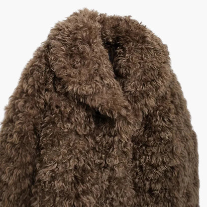 Dam Trendig Oversize-pälsjacka för stilfulla vinterlooks