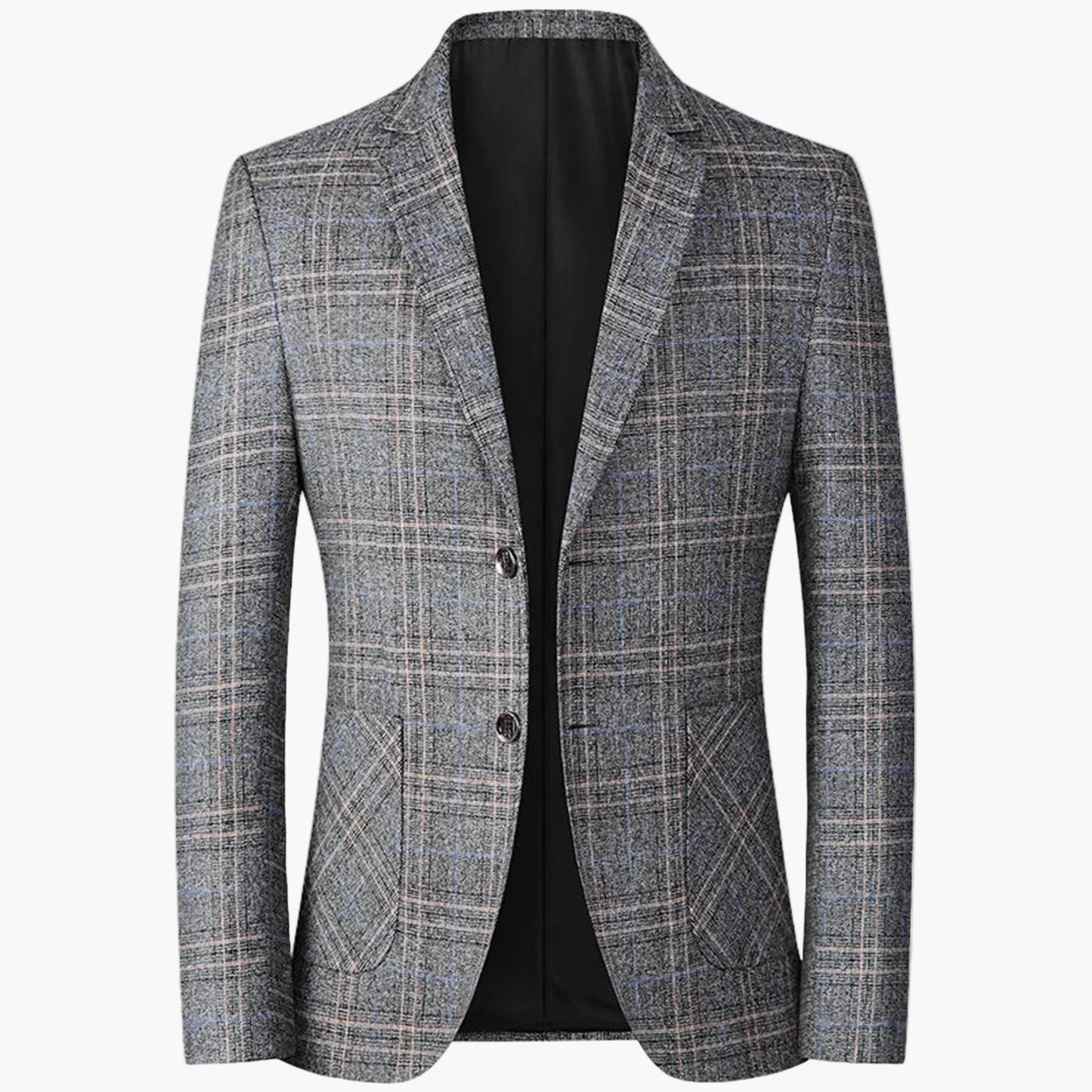 Giacca business da uomo moderna a quadri – Giacca elegante per ufficio e occasioni speciali