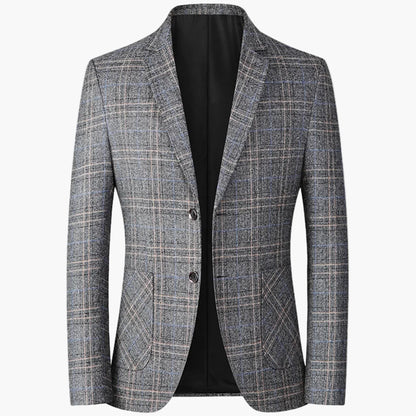 Giacca business da uomo moderna a quadri – Giacca elegante per ufficio e occasioni speciali