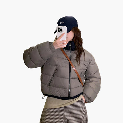 Giacca imbottita da donna in stile streetwear casual – perfetta per tutti i giorni e tempo libero