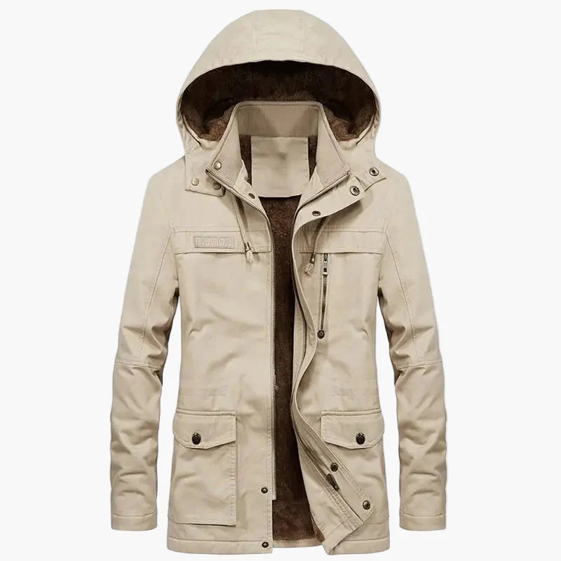 Parka d'hiver à capuche pour hommes – Manteau outdoor à la mode pour les jours froids