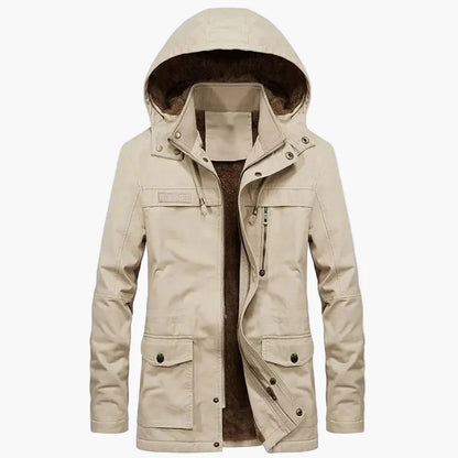 Parka d'hiver à capuche pour hommes – Manteau outdoor à la mode pour les jours froids
