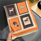 Warme damessjaal met franjes