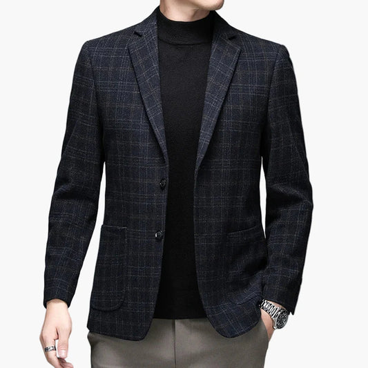 Saco business casual slim fit para hombre – Elegante blazer para oficina y día a día
