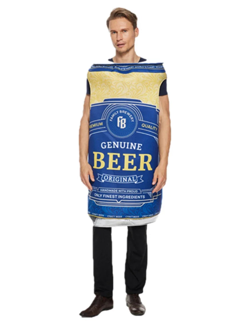 Costume da birra per Carnevale: boccale o lattina di birra