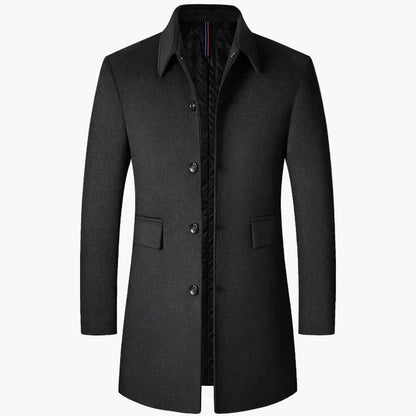 Manteau pour homme style coréen – Look trench-coat classique pour hommes modernes, idéal pour l'automne et l'hiver