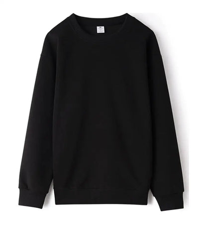 Felpa unisex basic a maniche lunghe, girocollo