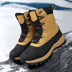 Hoge snowboots voor heren met vetersluiting