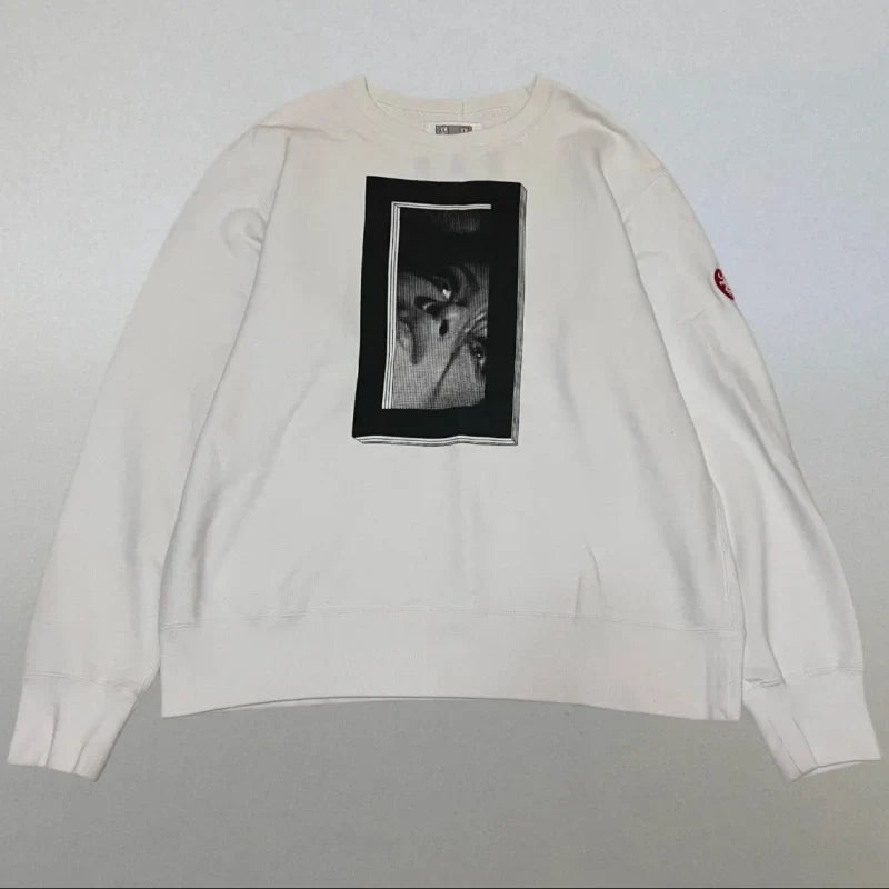 Unisex Rundhals Sweatshirt mit Grafikdruck, Oversize Fit