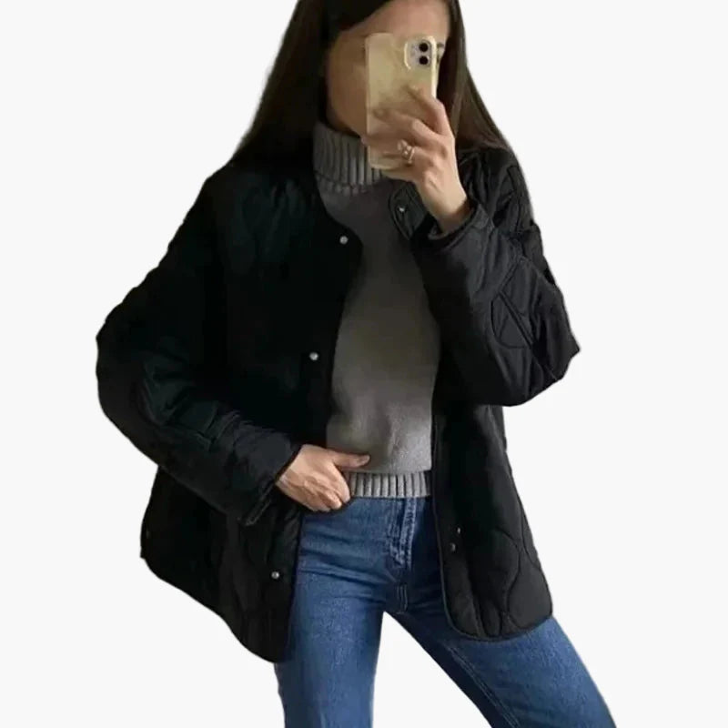 Damen Steppjacke Übergangsjacke Casual Stil – Perfekt für Alltag und Outdoor