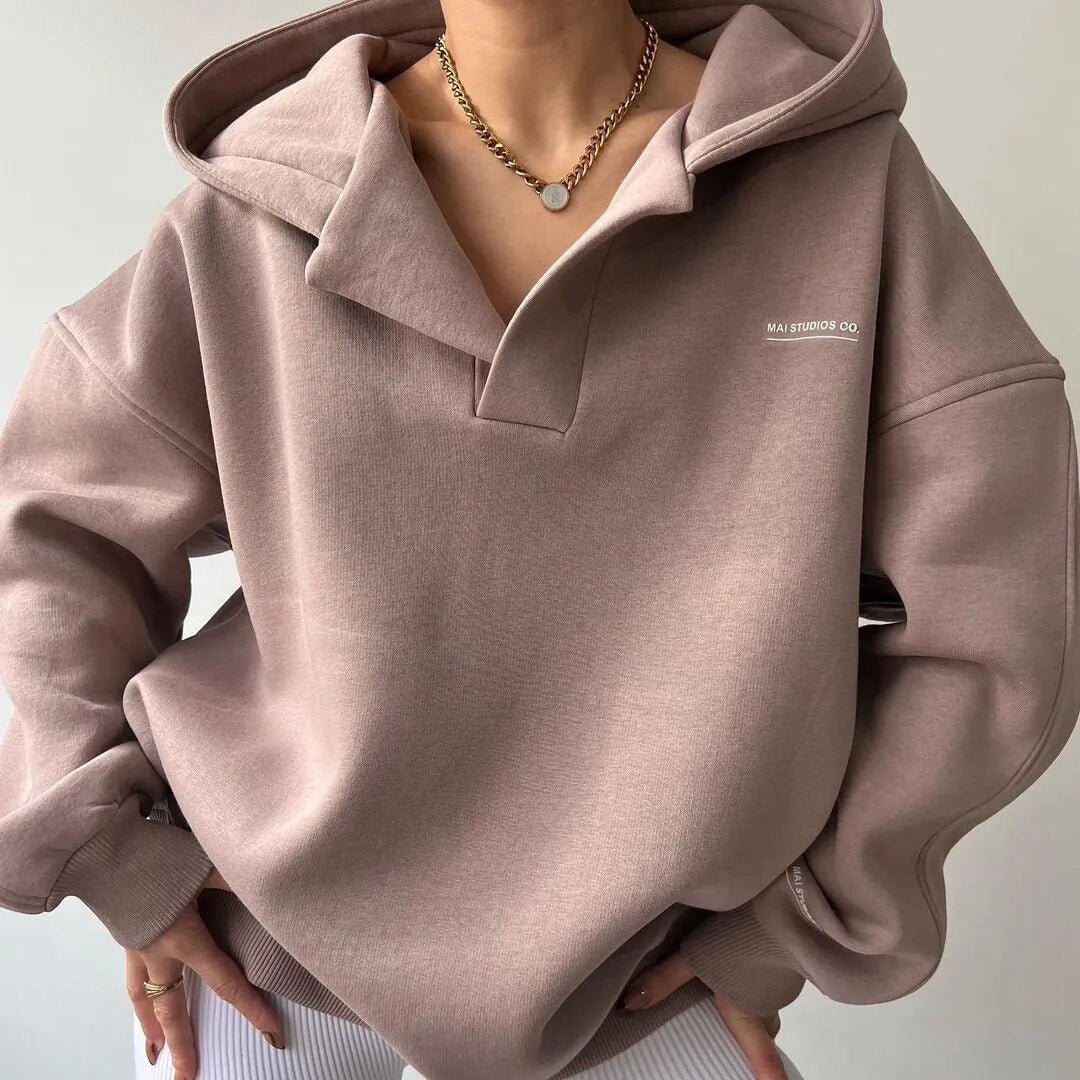 Hoodie voor dames met lange mouwen