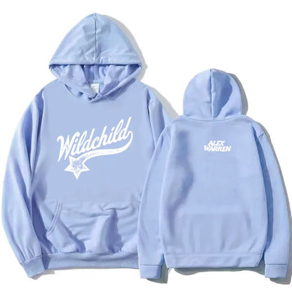 Sudadera unisex con capucha y estampado «Wildchild» y estrellas