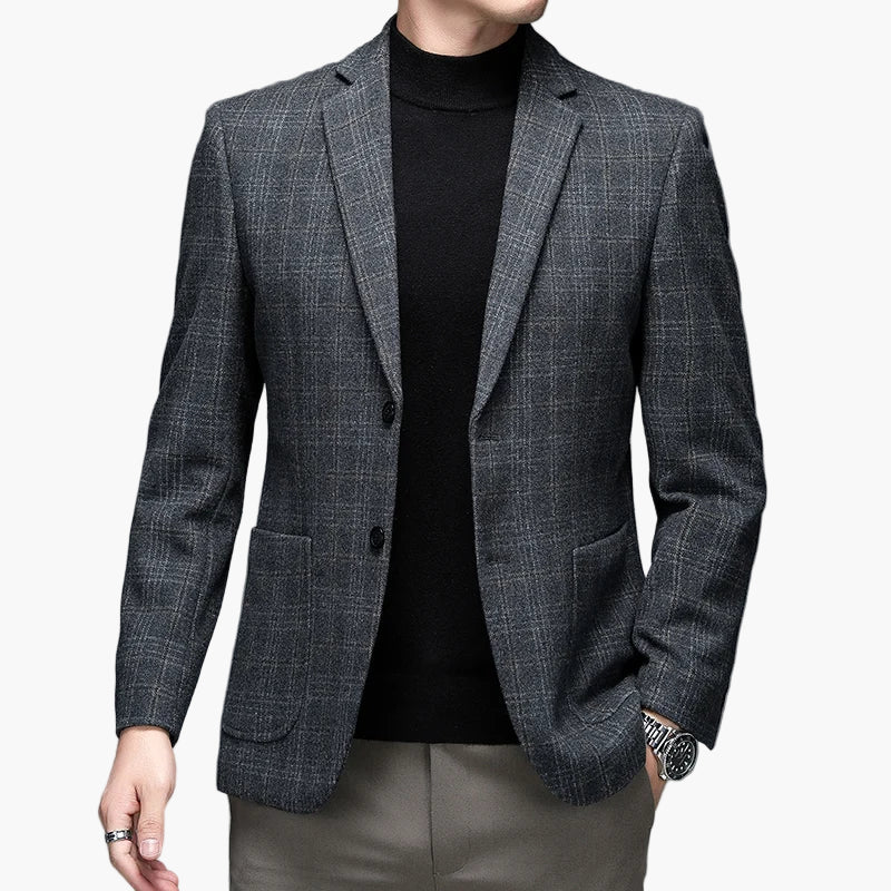 Veste business loisirs slim fit pour homme – Blazer élégant pour bureau et quotidien