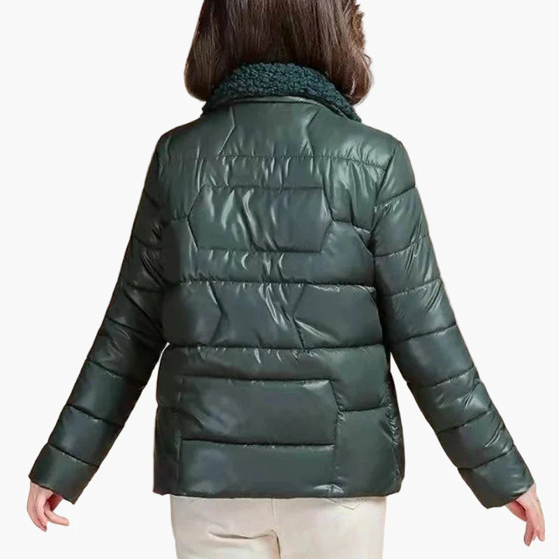Damen Winter Steppjacke mit modischem Stehkragen – Eleganter Alltagsstil für kalte Tage