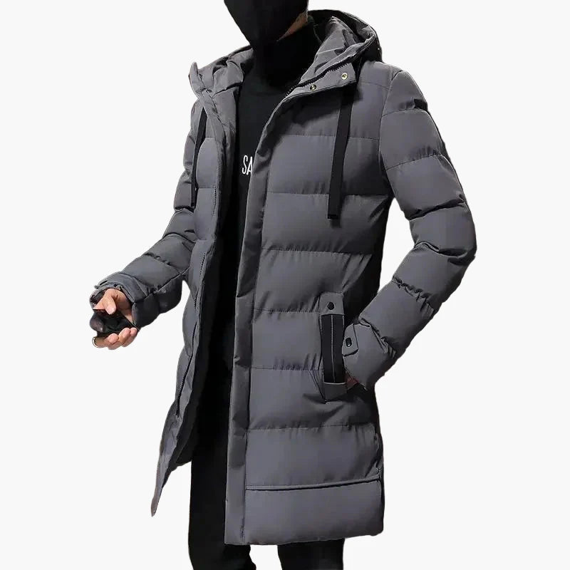 Herre Steppet Frakke Vintermode – Moderne, varm outdoor-frakke til hverdag og fritid