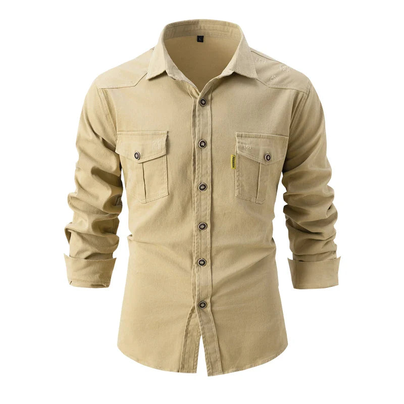 Camicia da uomo a manica lunga casual classica moderna business outdoor