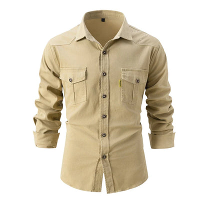 Camicia da uomo a manica lunga casual classica moderna business outdoor