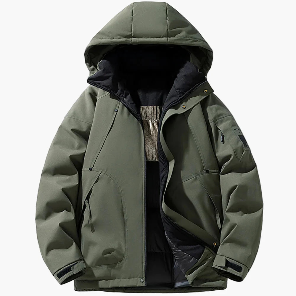 Herre vinter outdoor parka – Varm hættejakke til hverdag og fritid