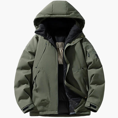 Herre vinter outdoor parka – Varm hættejakke til hverdag og fritid