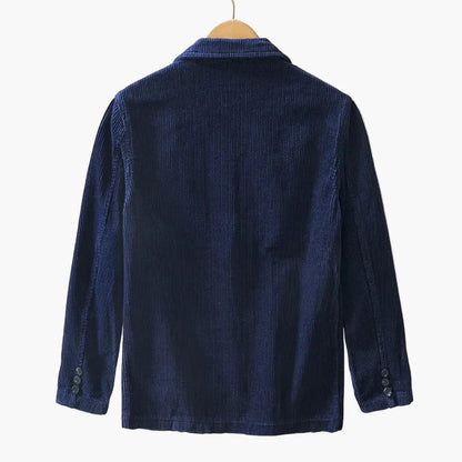 Veste en velours côtelé pour homme – Blazer décontracté classique style vintage pour l’automne et l’hiver