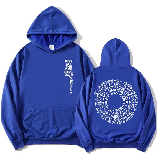Sweat à capuche unisexe avec motif imprimé à l'avant et à l'arrière