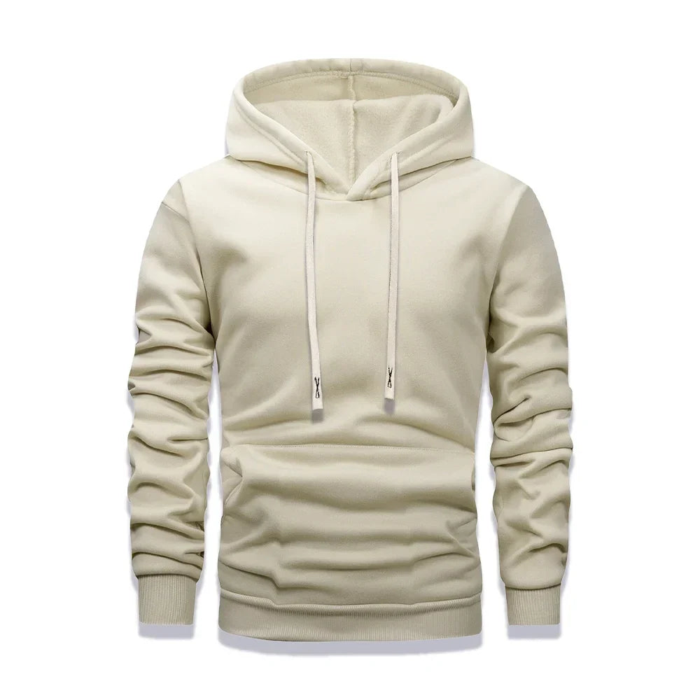Felpa con cappuccio unisex con coulisse e tasca a marsupio
