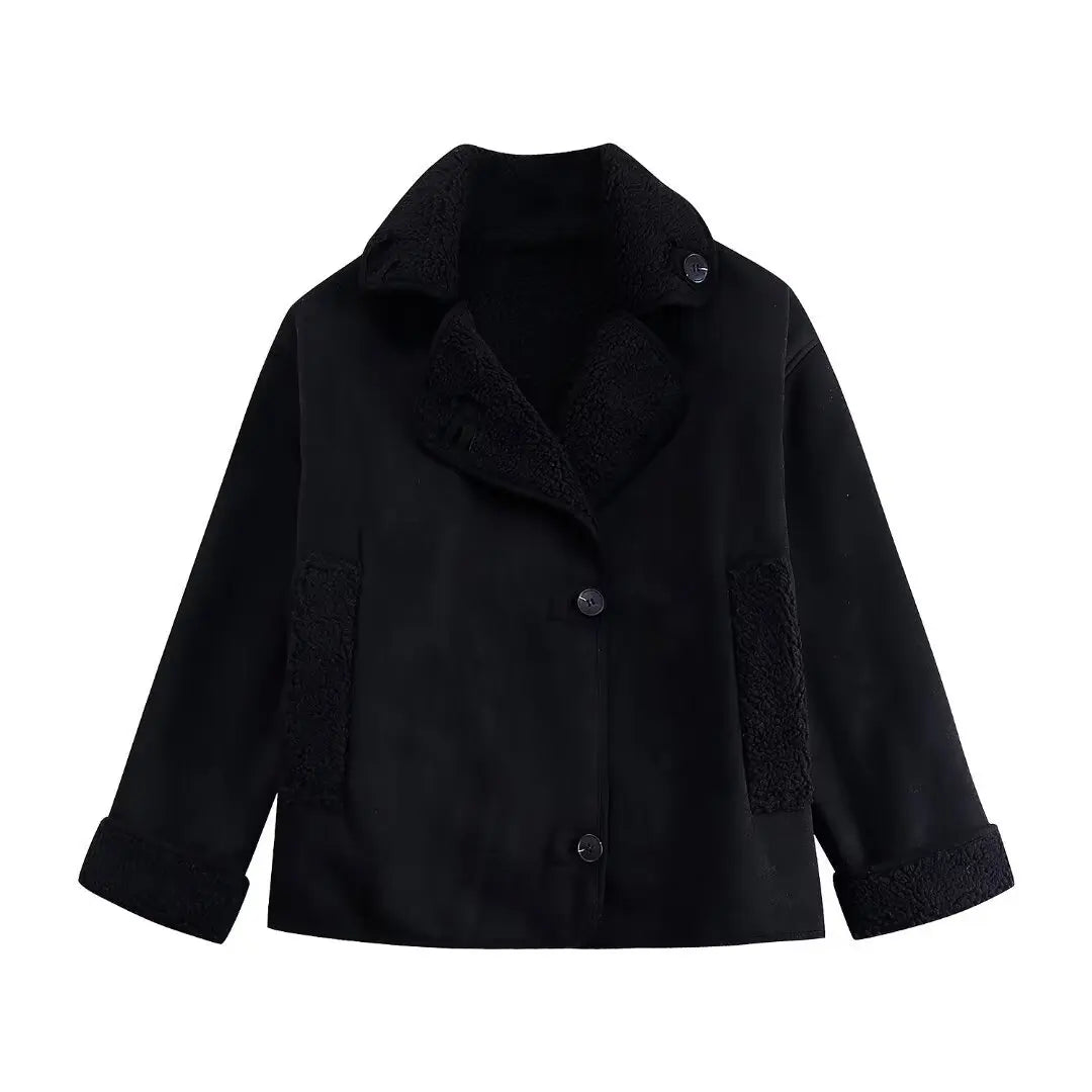 Damen Oversized Streetwear Jacke im modernen Look - Perfekt für Alltag und Freizeit