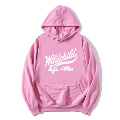 Sudadera unisex con capucha y estampado «Wildchild» y estrellas