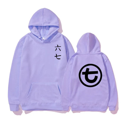 Sudadera unisex con capucha, estampado y bolsillo canguro