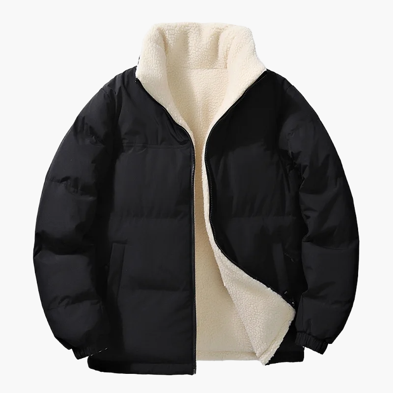 Herren Winterjacke Urban Casual mit Teddyfutter – Weit geschnitten, City & Freizeit
