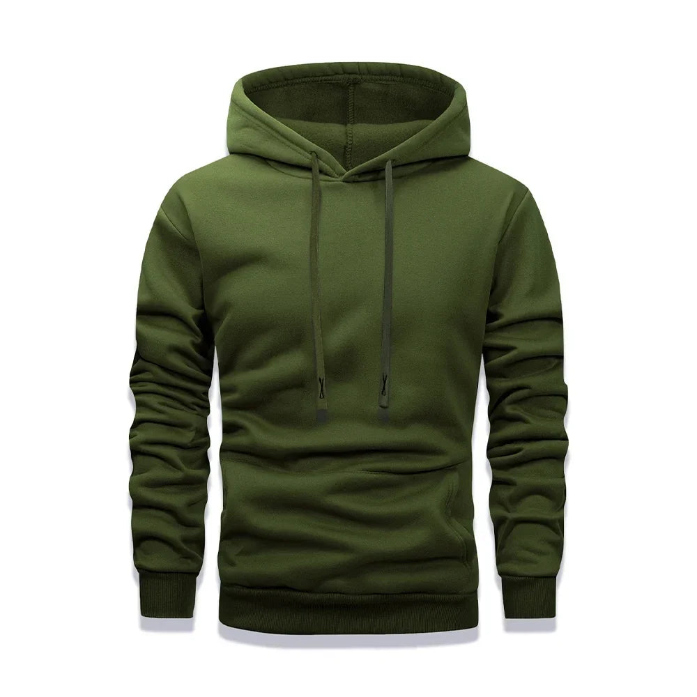Felpa con cappuccio unisex con coulisse e tasca a marsupio