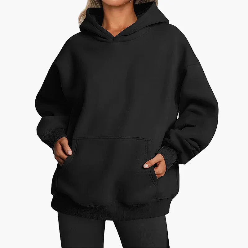 Sweat à capuche oversize femme pour loisirs – Style streetwear confortable