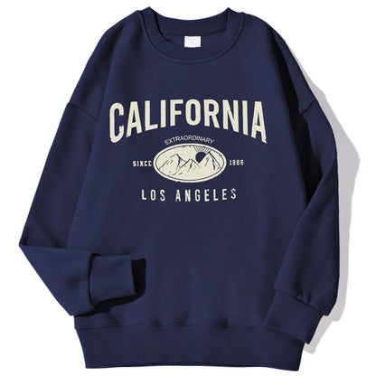 Felpa unisex a maniche lunghe con scollo rotondo e stampa