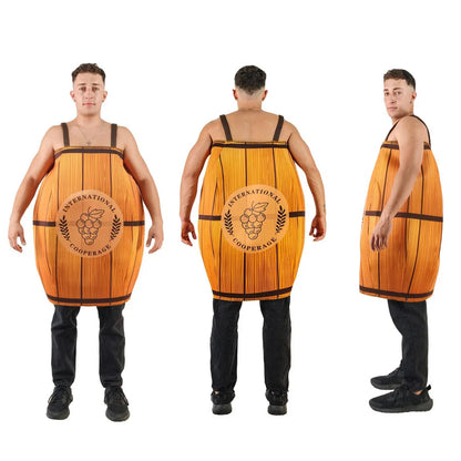 Costume de fête, carnaval, déguisement, bouteille, fût de bière, adultes, unisexe