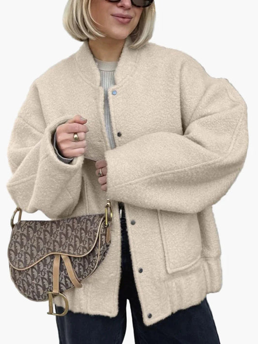 Dames Oversize Bomberjack in een casual streetstyle look – Perfect voor dagelijks gebruik & vrije tijd