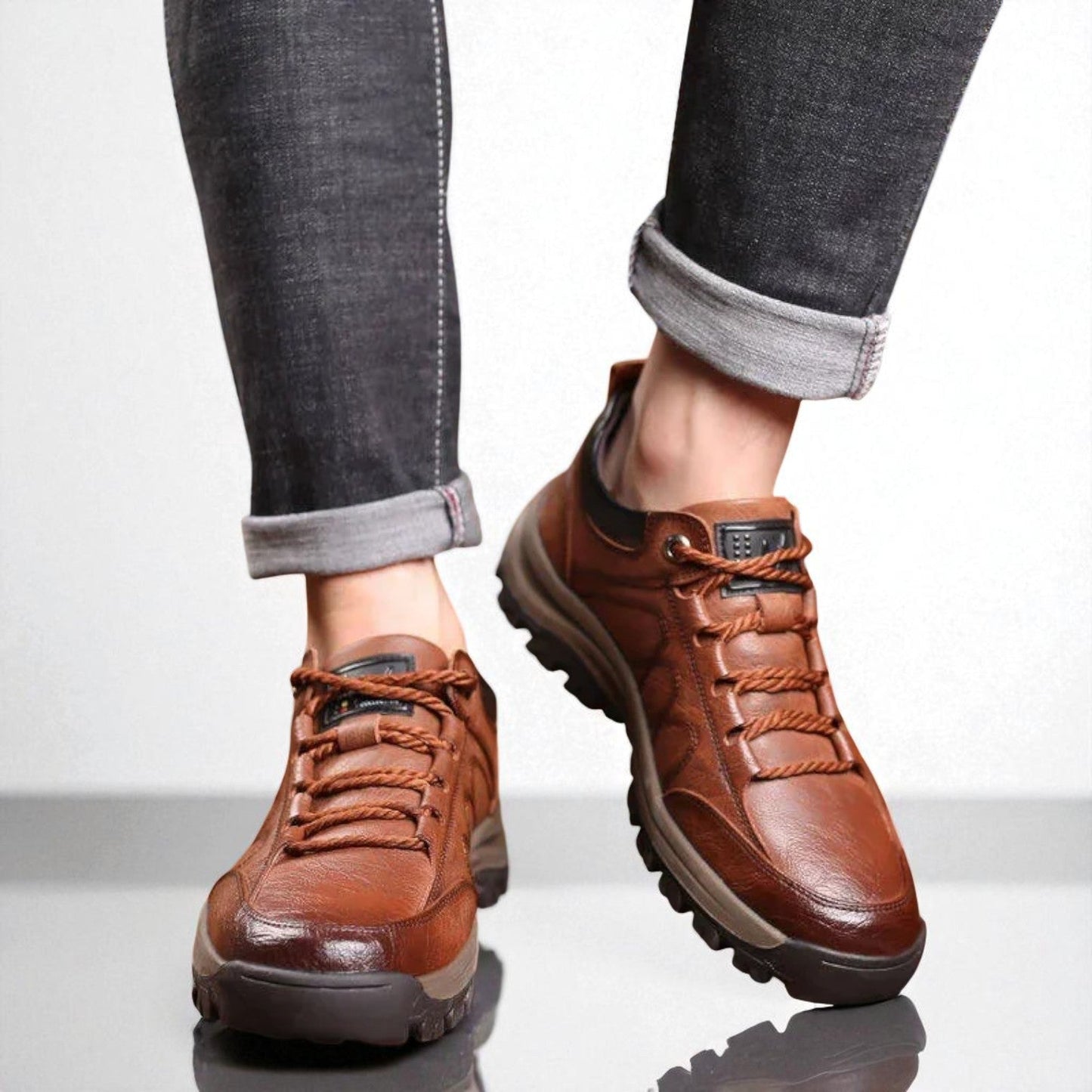 Męskie outdoorowe buty trekkingowe antypoślizgowe – buty na przygodę i na co dzień na każde podłoże