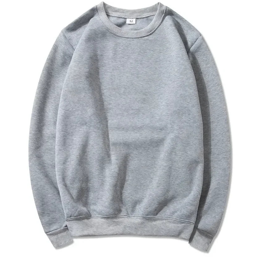 Unisex Basic Sweatshirt Rundhalsausschnitt Langarm