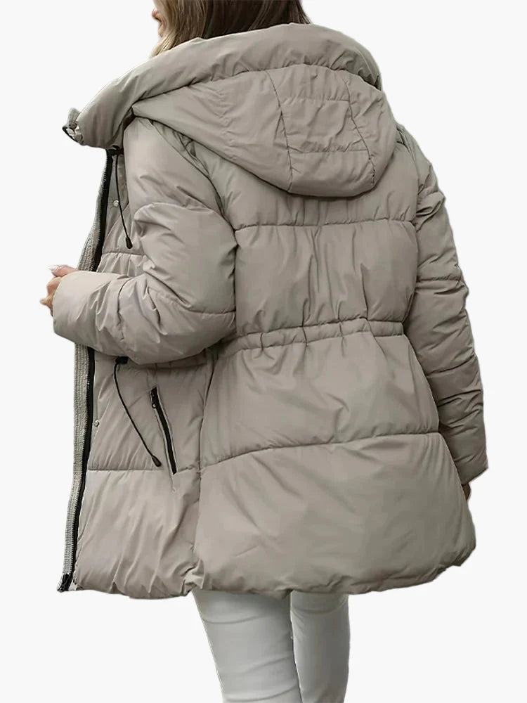 Dames winter gewatteerd jack met capuchon – Modieus, warm & veelzijdig voor dagelijks en outdoor