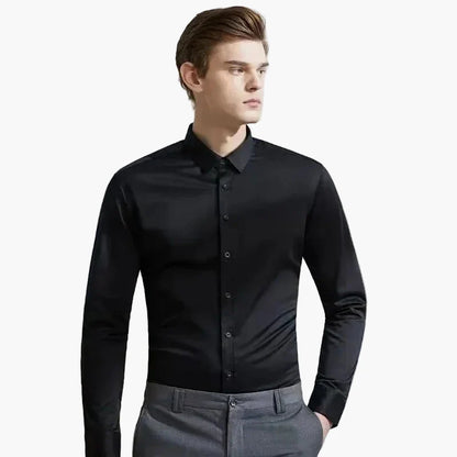 Herren Business Stretch Hemd – Modern Fit, Knitterfrei, Für Büro und Alltag