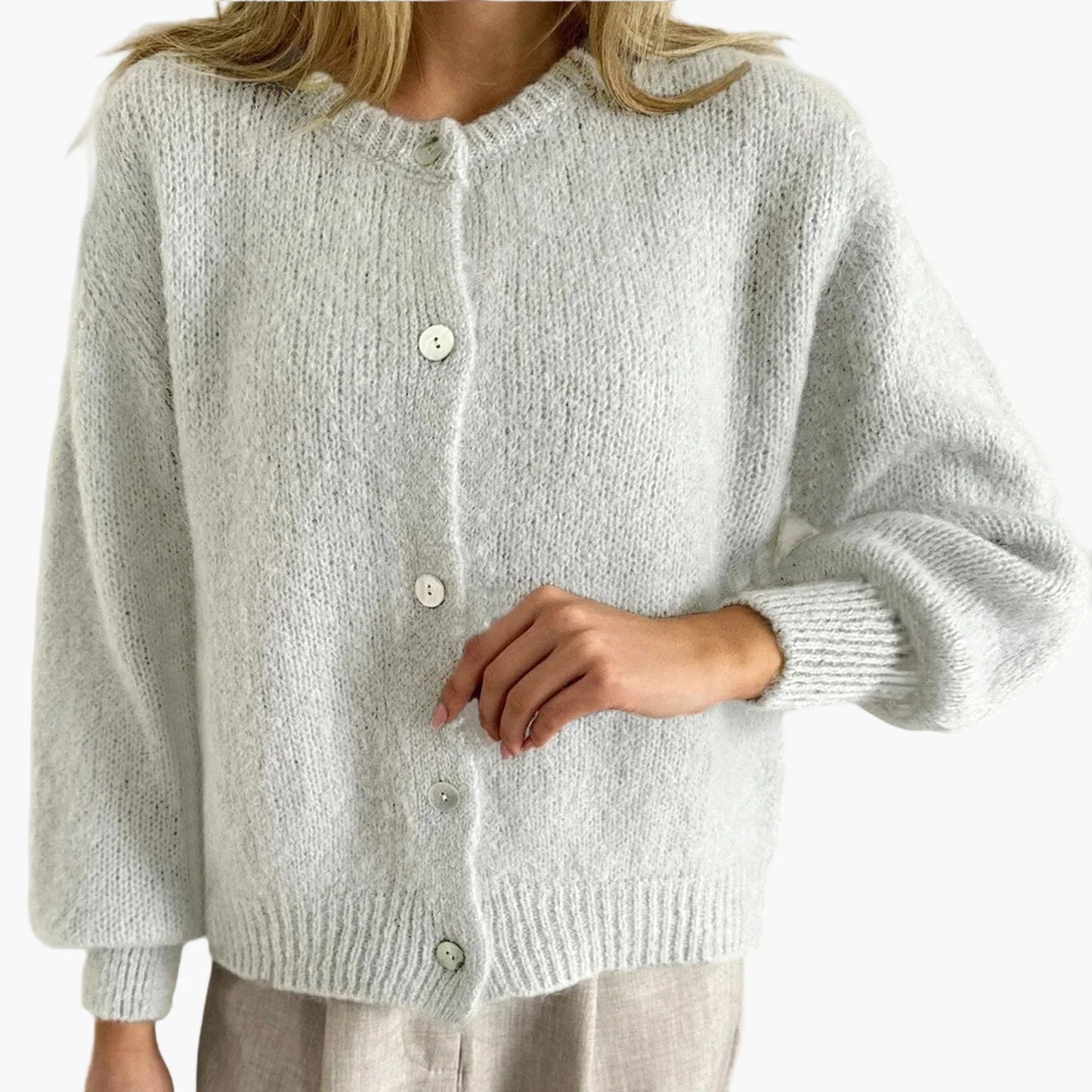 Damen Strickcardigan im lässigen Stil – Perfekt für Alltag und Freizeit