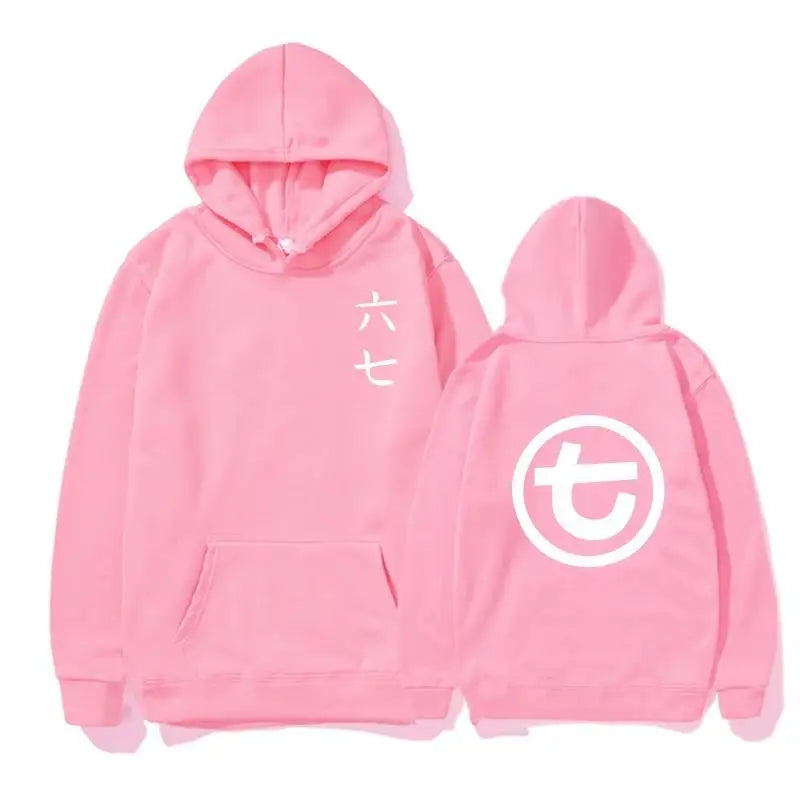 Sudadera unisex con capucha, estampado y bolsillo canguro