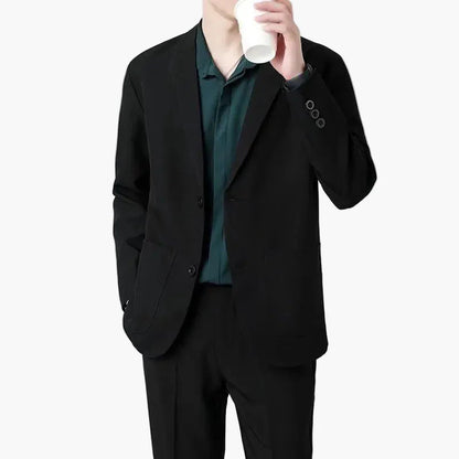 Męski nowoczesny marynarka biznesowa – elegancki blazer do biura i na co dzień