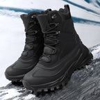 Hoge snowboots voor heren met vetersluiting